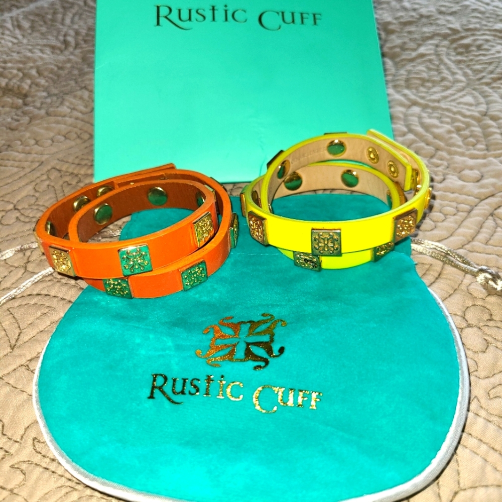 Rustic Cuff Double Wrap Braclets - image 1